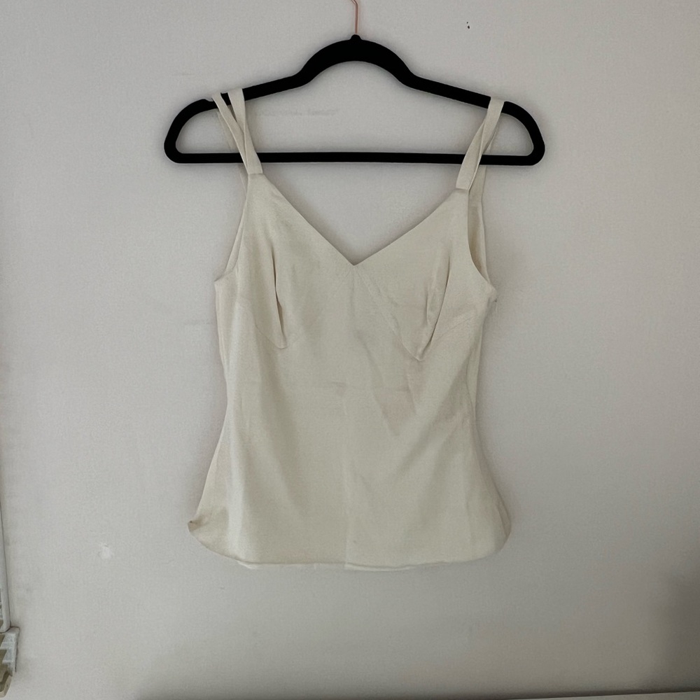 Silk bustier style cami